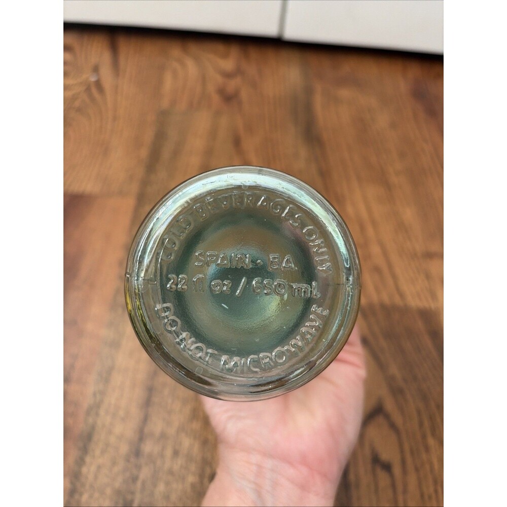 Starbucks Limited Edition Iridescent Rainbow Recycled Glass 22Oz Water Bottle - Picture 3 of 4